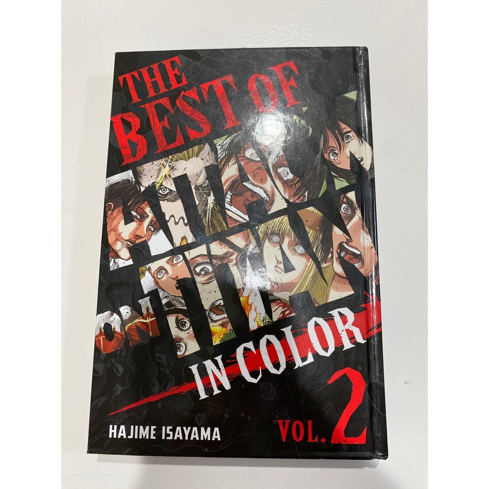 The Best of Attack on Titan In Color Vol 2 Hardcover Manga Hajime Isayama